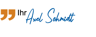 Unterschrift Axel Schmidt